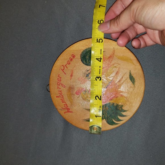 Vintage Fighting Rooster design Hamburger Press - Picture 6 of 6